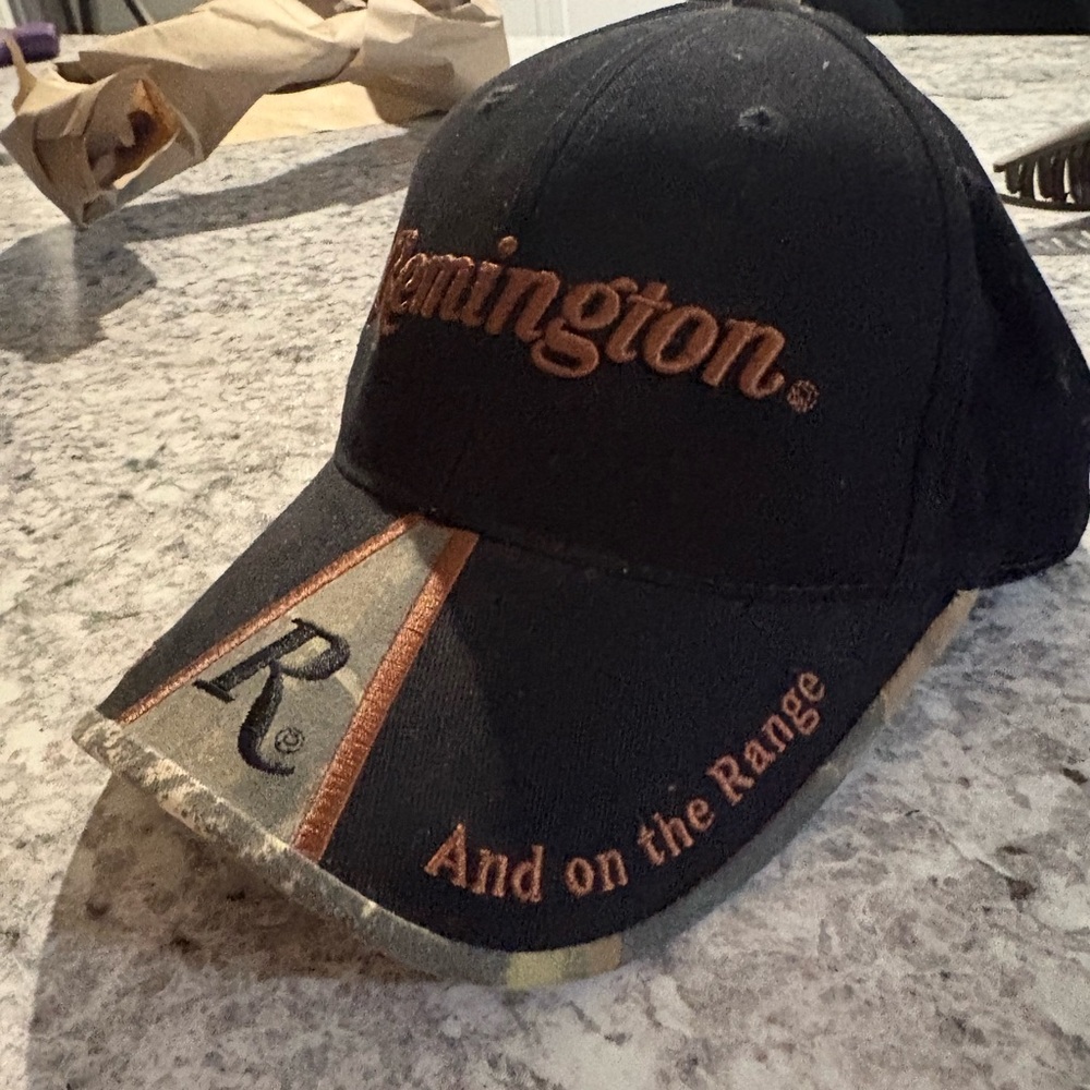 Remington Black and Tan Logo Cap